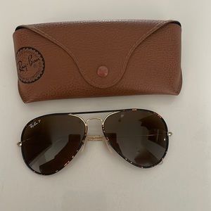 Ray bans - brown tortoise
